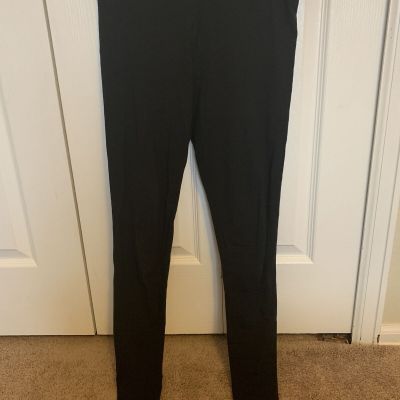 victoria secret XS Black Cotton Leggings Slim Comfortable